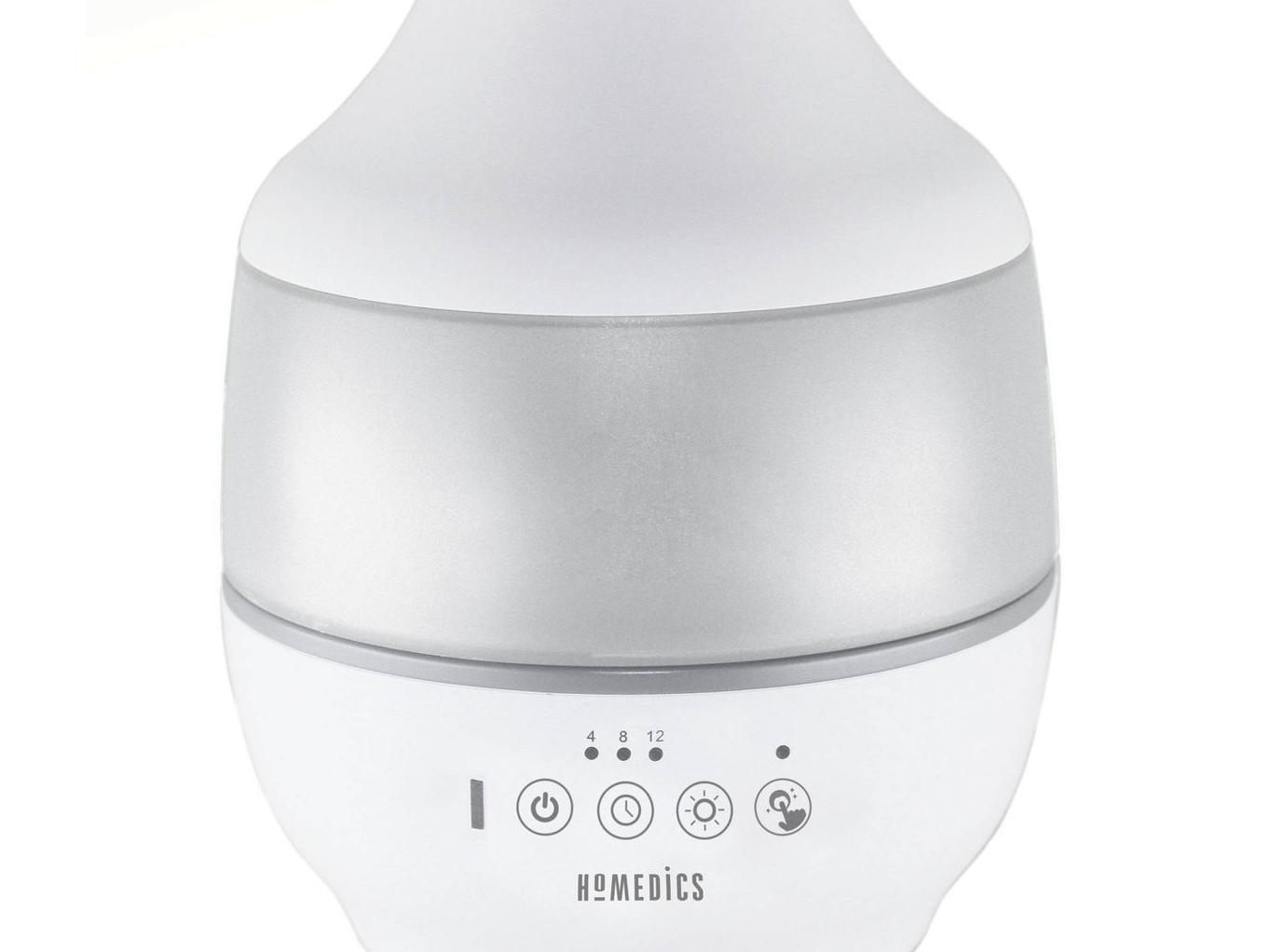 Cool Mist Ultrasonic Humidifier with Aroma White - Homedics