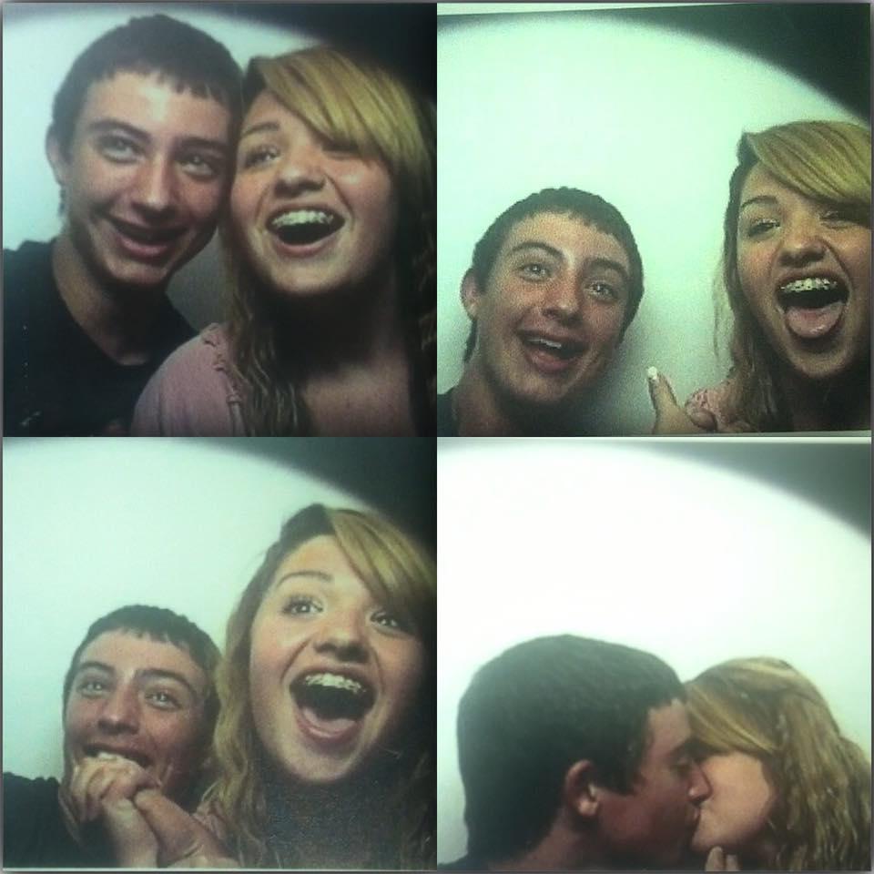 Shelby (14) and AJ (15) on a date night at the movies