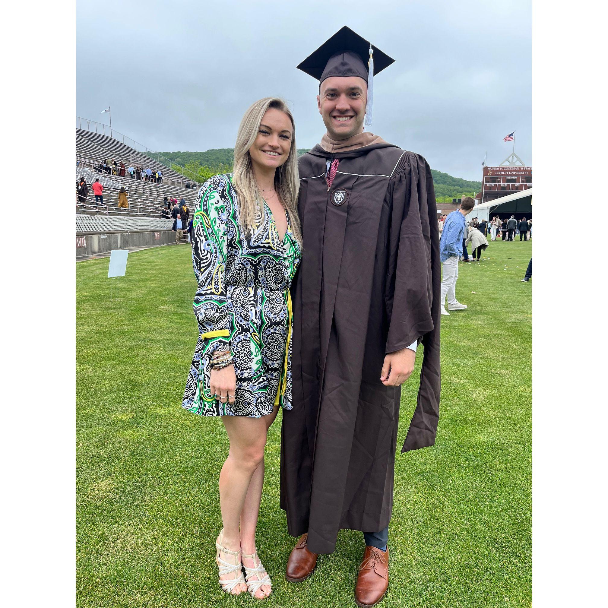 Brendan's Lehigh MBA Graduation 2023
