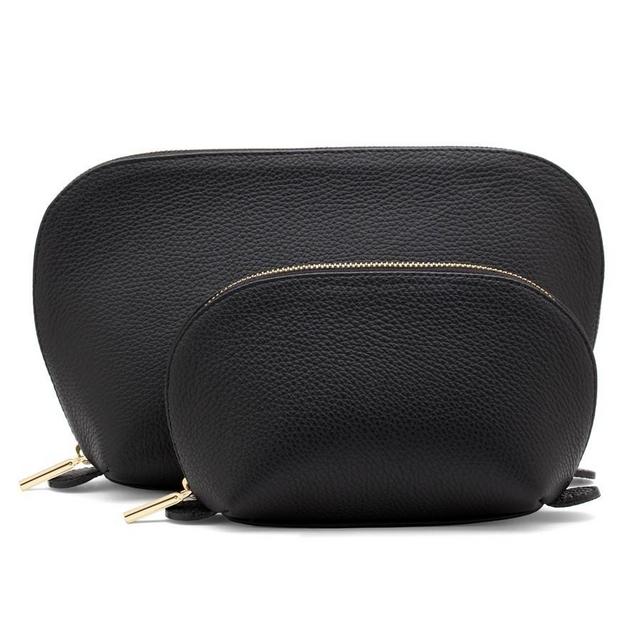 Leather Travel Case Set