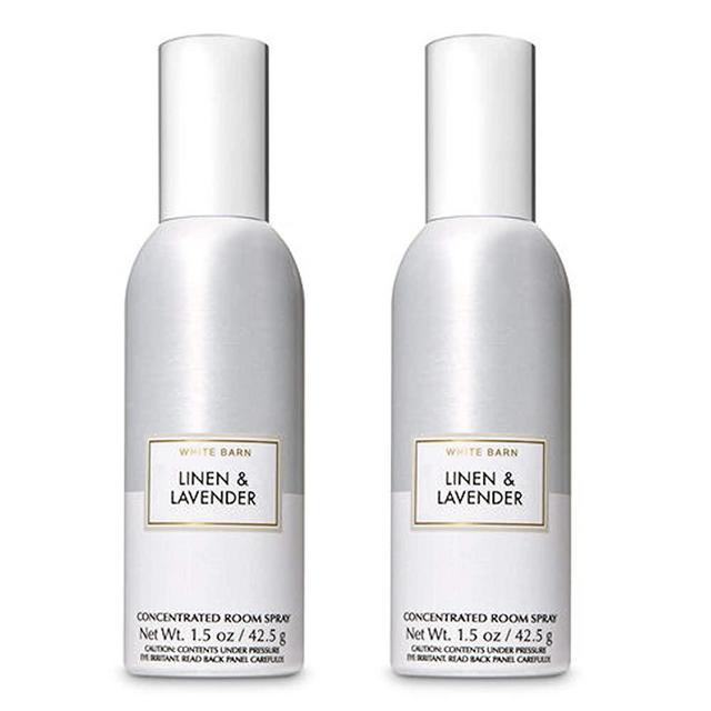 Bath and Body Works 2 Pack Linen and Lavender Room Spray 1.5 Oz.