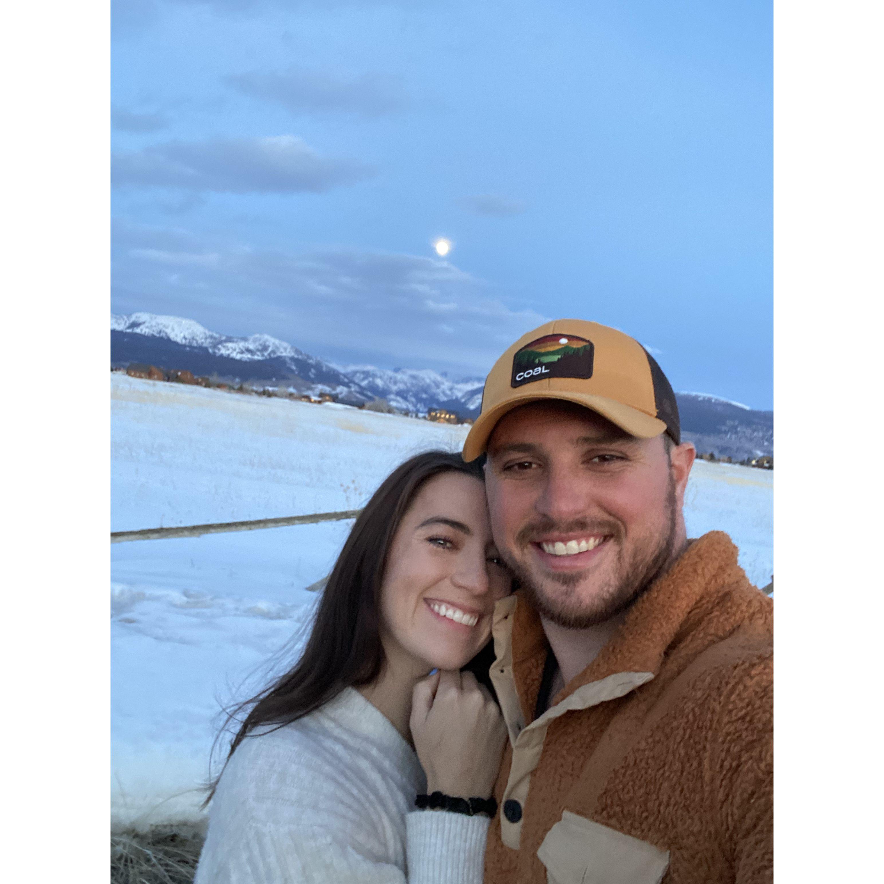 Tetons behind us! Jackson, Wyoming