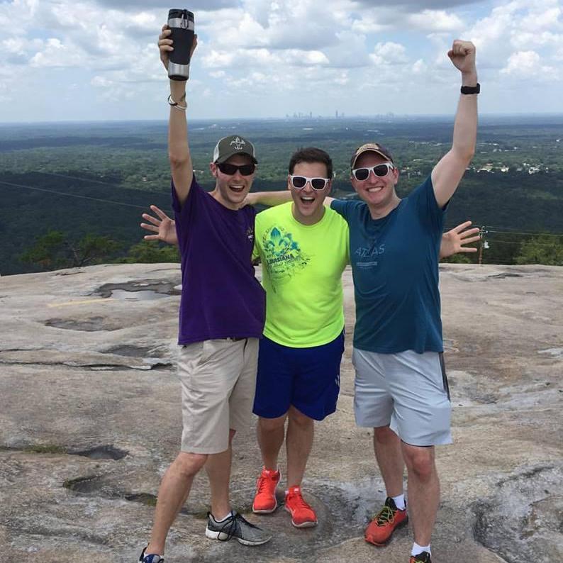 We made it to the top of Stone Mountain!