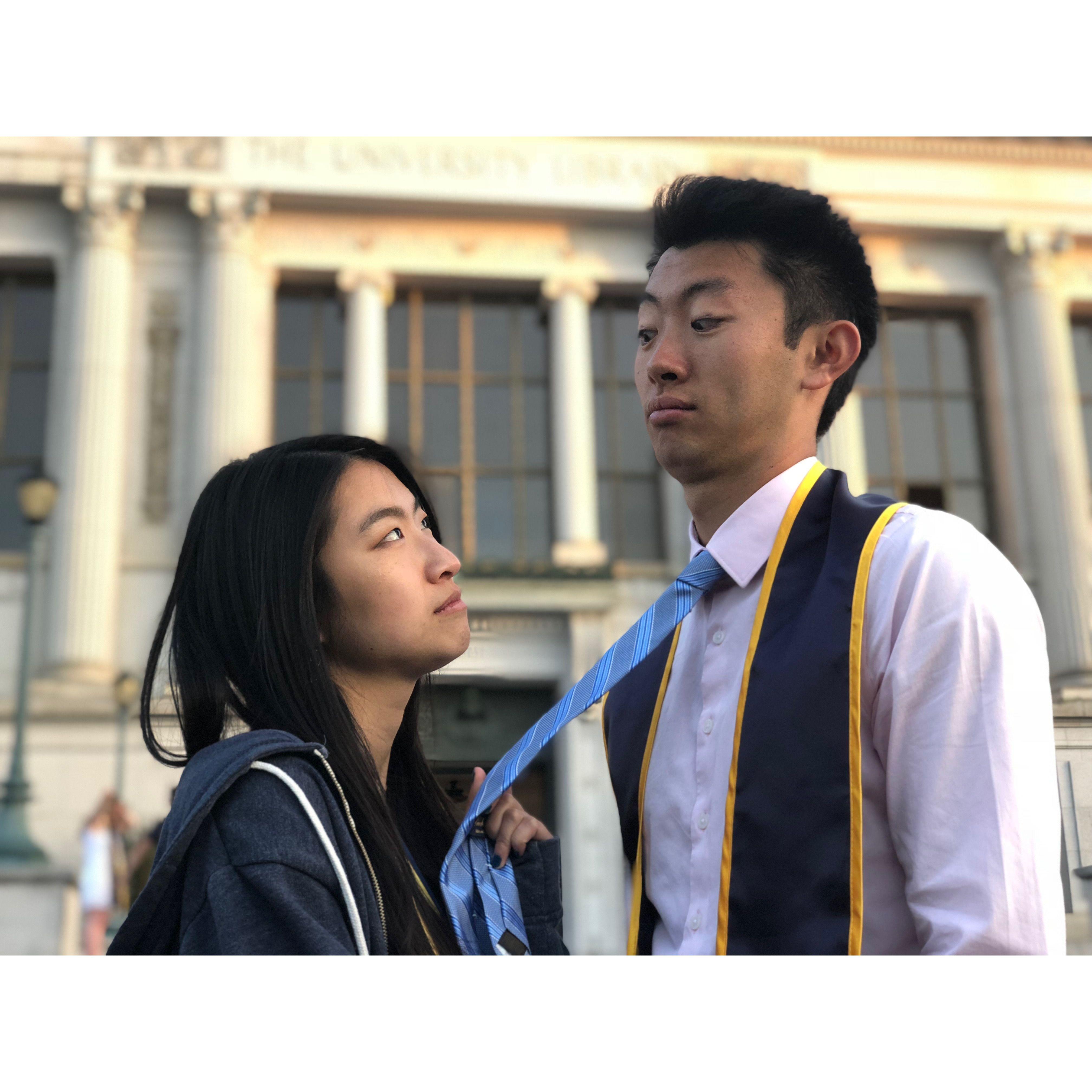 May 2018, Berkeley - If you've ever wondered what it looks like when Ben gets in trouble...