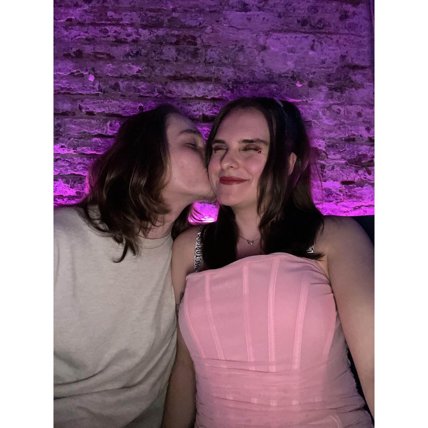 One night when we went out with some friends.