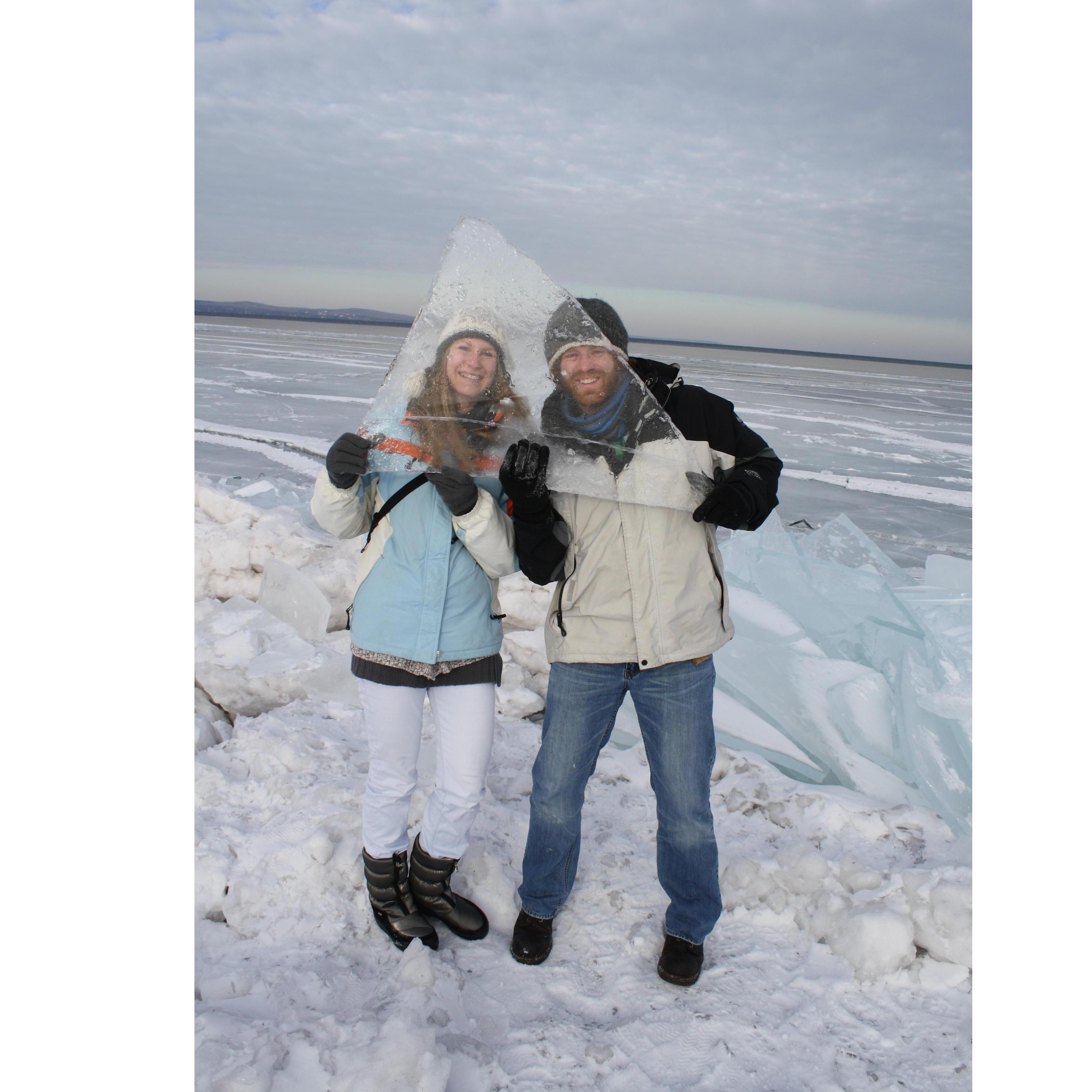 Sabrina's first trip to the states, Duluth, February 2015