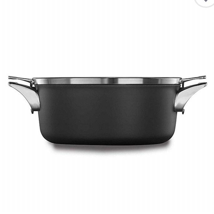 Calphalon® Premier™ Space Saving Hard Anodized Nonstick 8.5 qt. Dutch Oven with Lid
