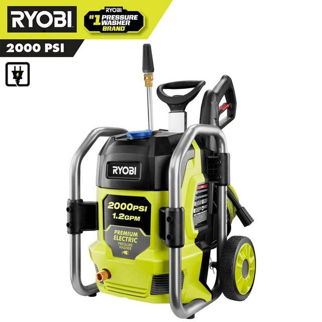 2000 PSI 1.2 GPM Cold Water Corded Electric Pressure Washer