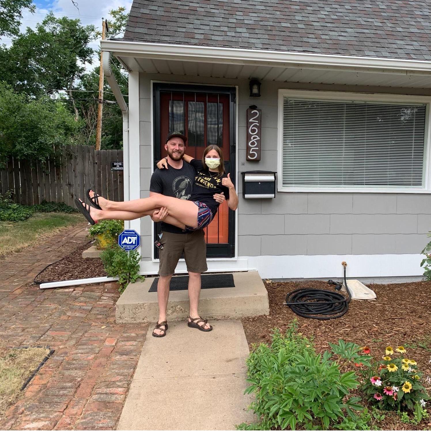 Our first home together!