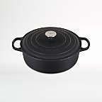 Le Creuset ® Signature 6.75-Qt. Licorice Round Wide Oven