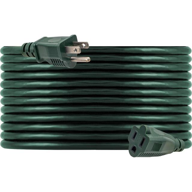 GE 1-Outlet Grounded Extension Cord Outdoor 16AWG 40' Green