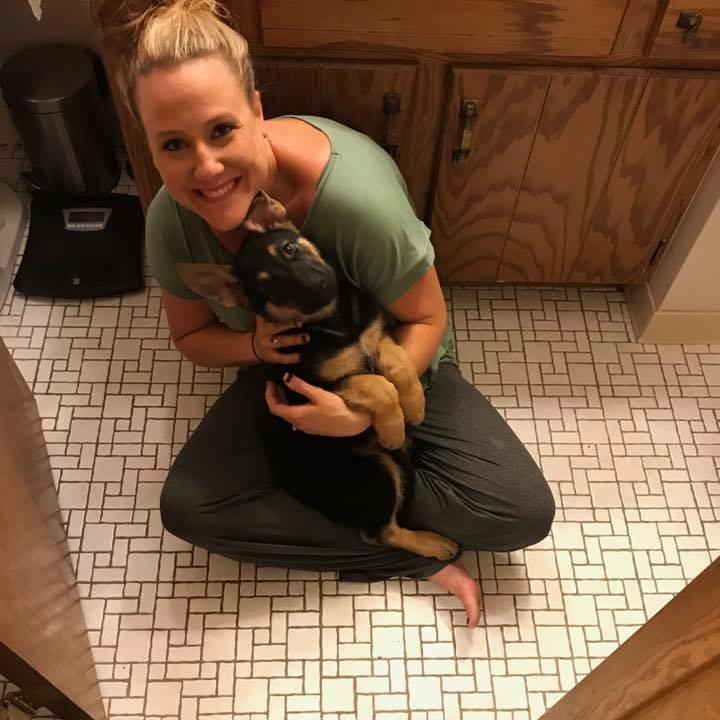 Our first official baby together...we love Chewie SO much!!!