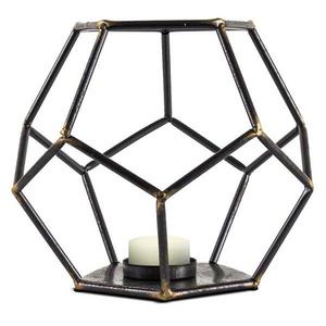 Geometric Hexagonal Metal Tealight