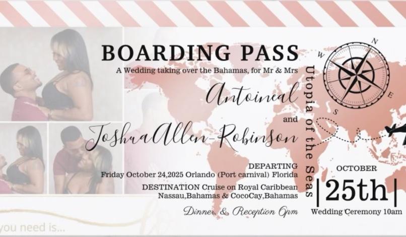 The Wedding Website of Joshua Allen-Robinson and Antoineal James