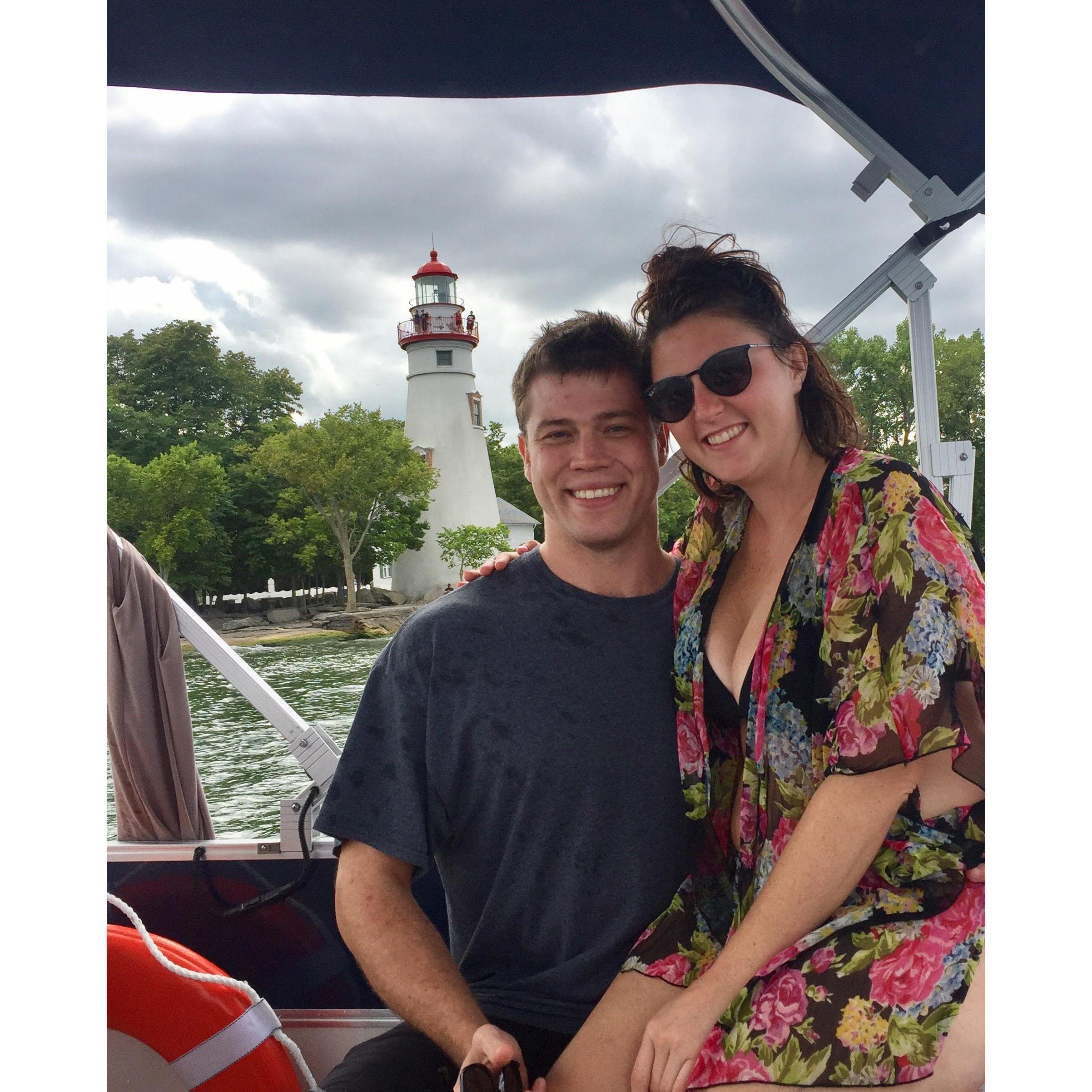 Cruising past the Marblehead Lighthouse, OH
