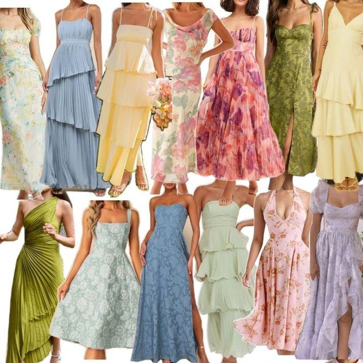 Beach formal attire. Mid-length or long dresses or jumpers in colorful, tropical tones are perfect. Florals and patterns are welcome! Kindly avoid white or black dresses if possible.
