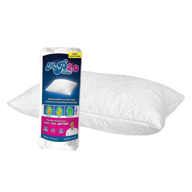 MyPillow 2.0 Cooling Bed Pillow King, Least Firm