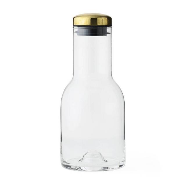 Bottle Carafe with Brass Lid from Domino
