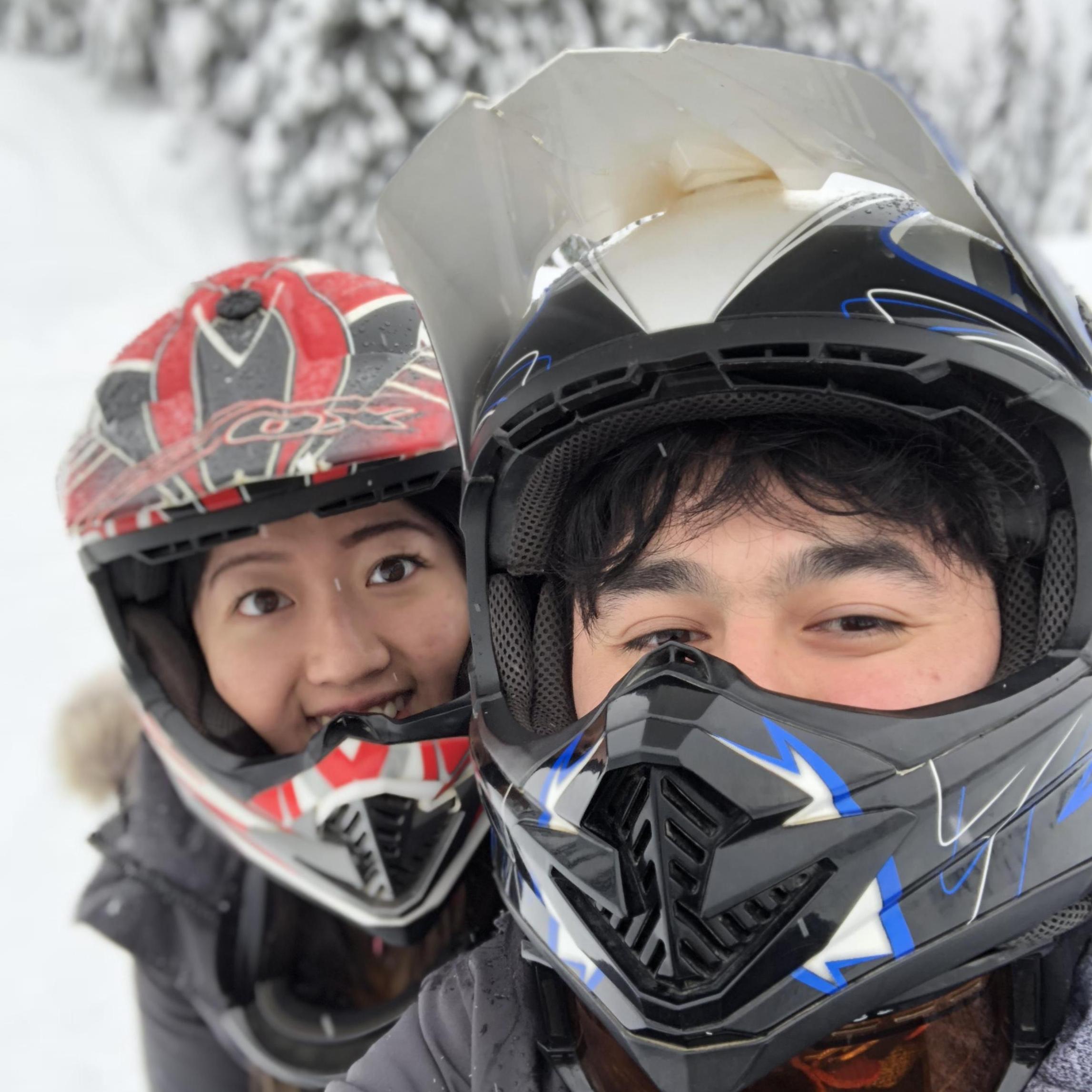 Snowmobiling in Whistler, BC!