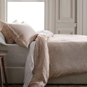 European Linen Stripe Duvet Cover Set COLOR TBD