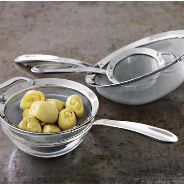 All-Clad 3-Piece Stainless-Steel Strainer Set