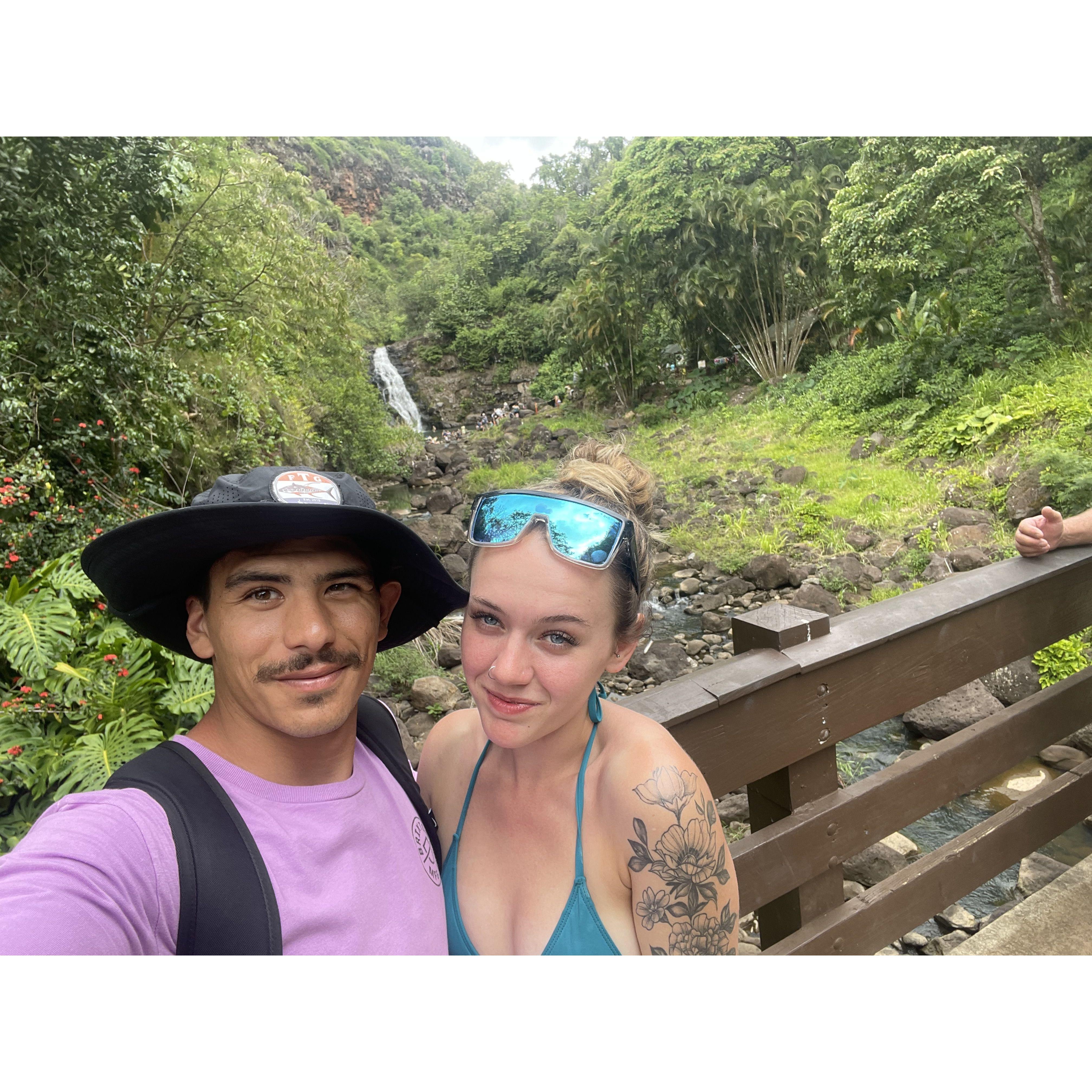 Waimea Falls, definitely one of the most breathtaking hikes we’ve been on.