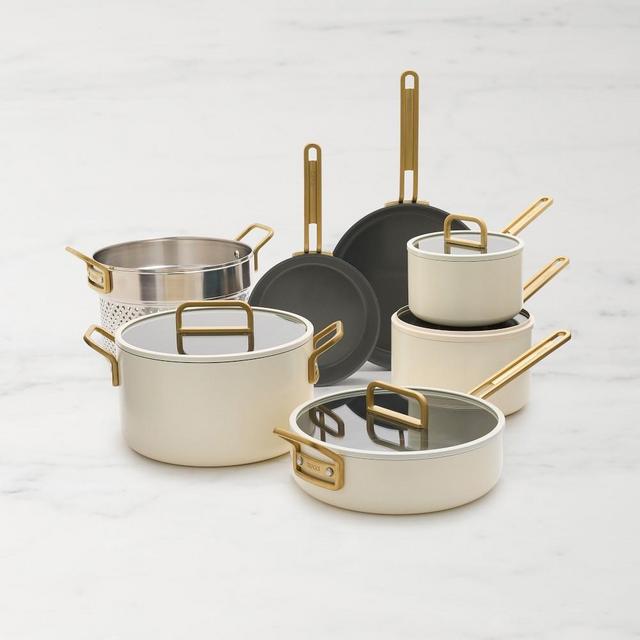 GreenPan™ Stanley Tucci™ Ceramic Nonstick 11-Piece Cookware Set, Carrara White