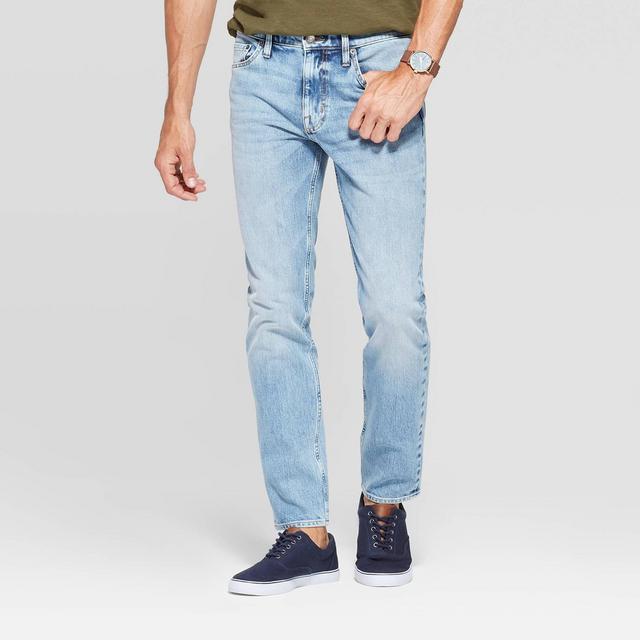 Men's Skinny Fit Jeans - Goodfellow & Co™ Light Denim Wash 38x32