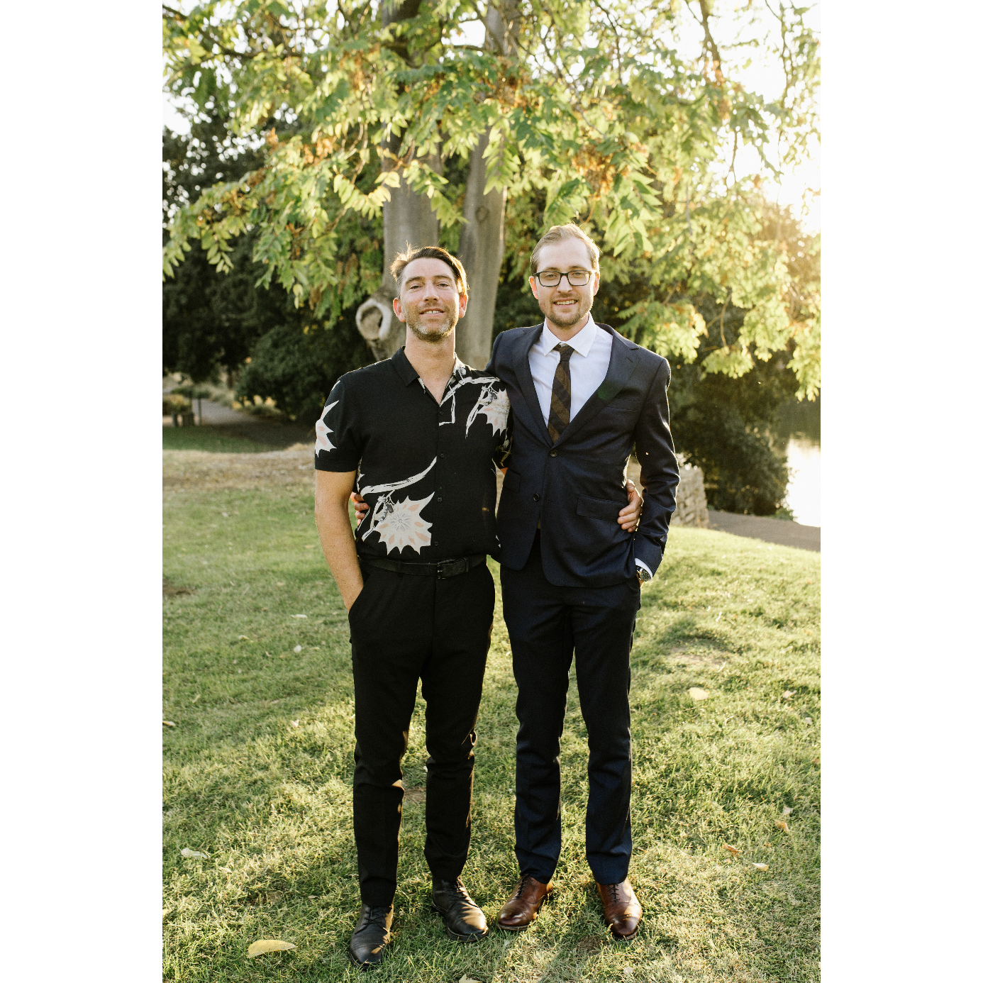 Good friends officiate their friends' marriage
