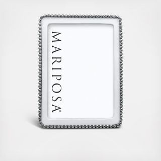 Beaded White Frame