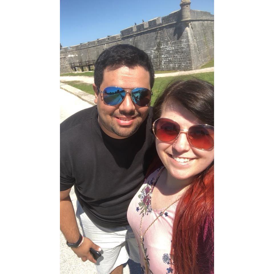 Our first trip, we went to St. Augustine! This is also the trip we said "I love you" for the first time ❤️