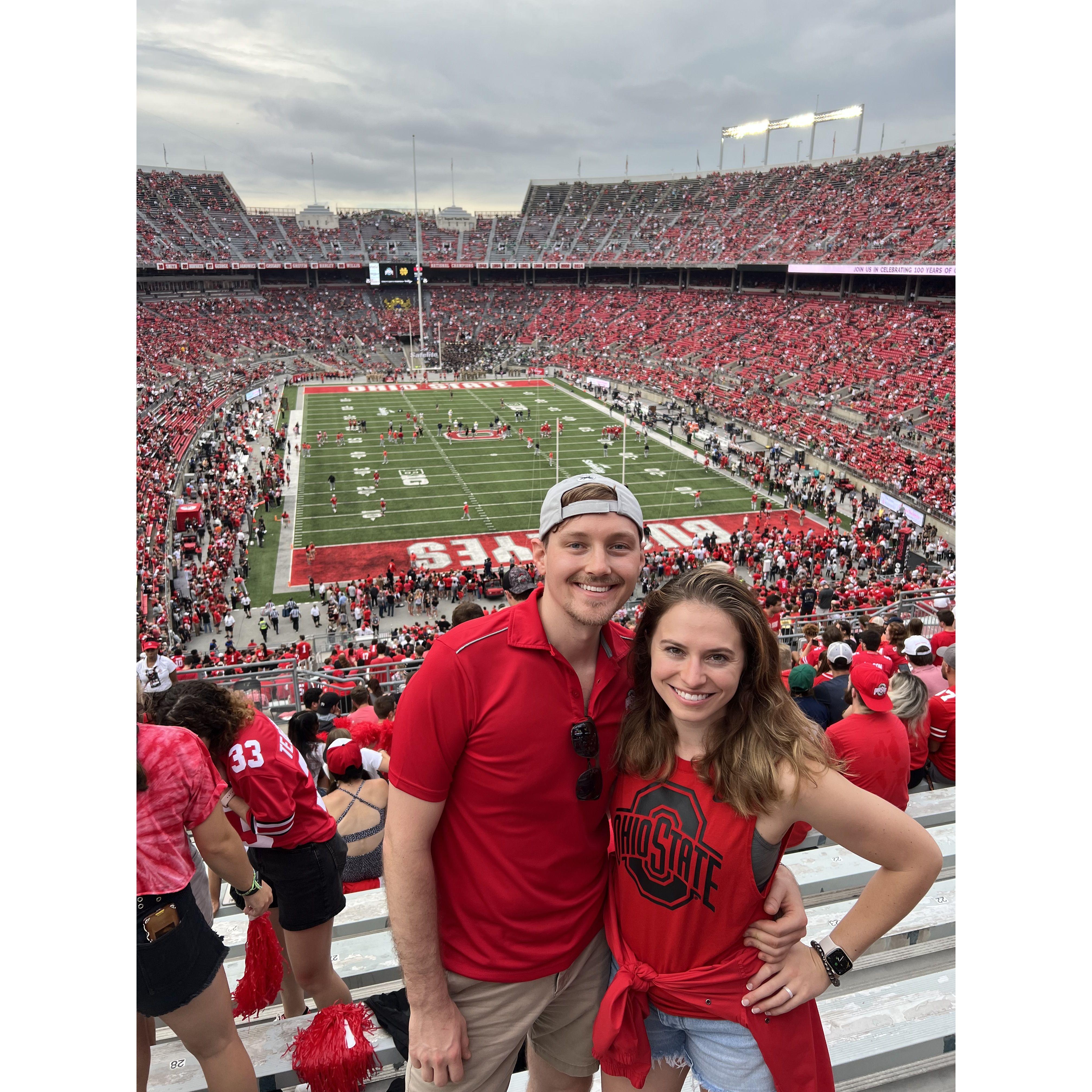 They have enjoyed watching Ohio State Buckeye football this season.
