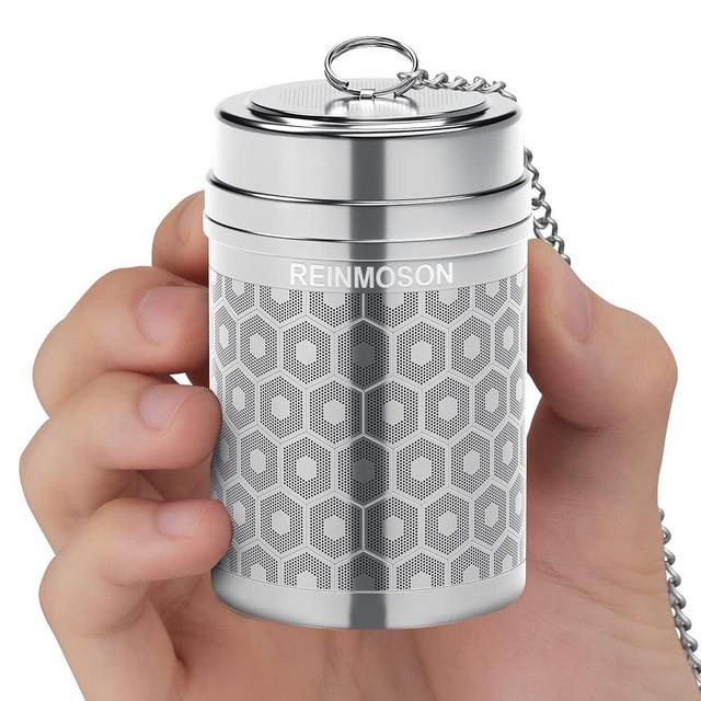 Reinmoson Large Tea Infuser for Loose Tea & Spice Infuser for Cooking, Extra Fine Mesh Tea Strainers , 304 Stainless Steel Steeper for Black Tea, Rooibos, etc