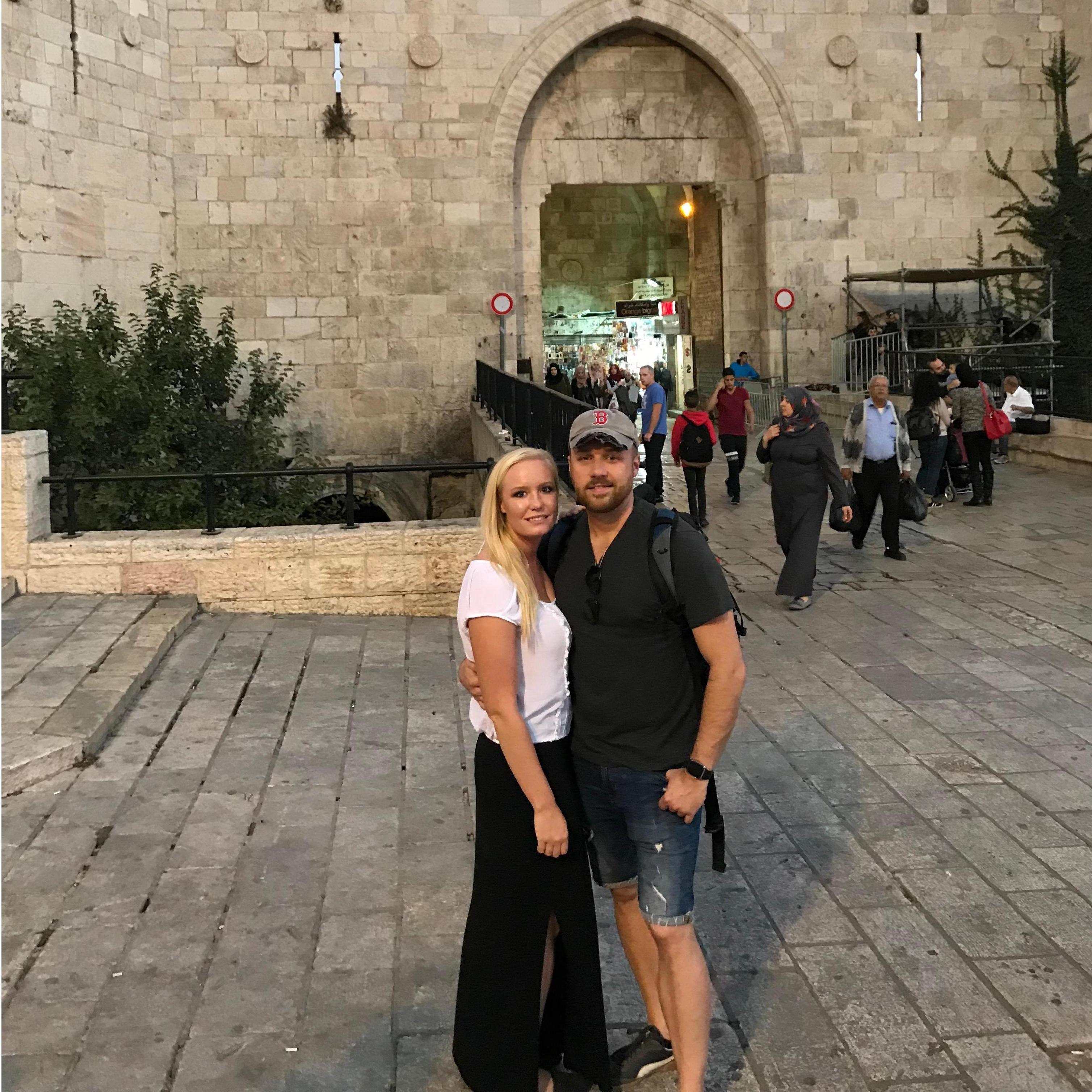 Outside the walls of Jerusalem.