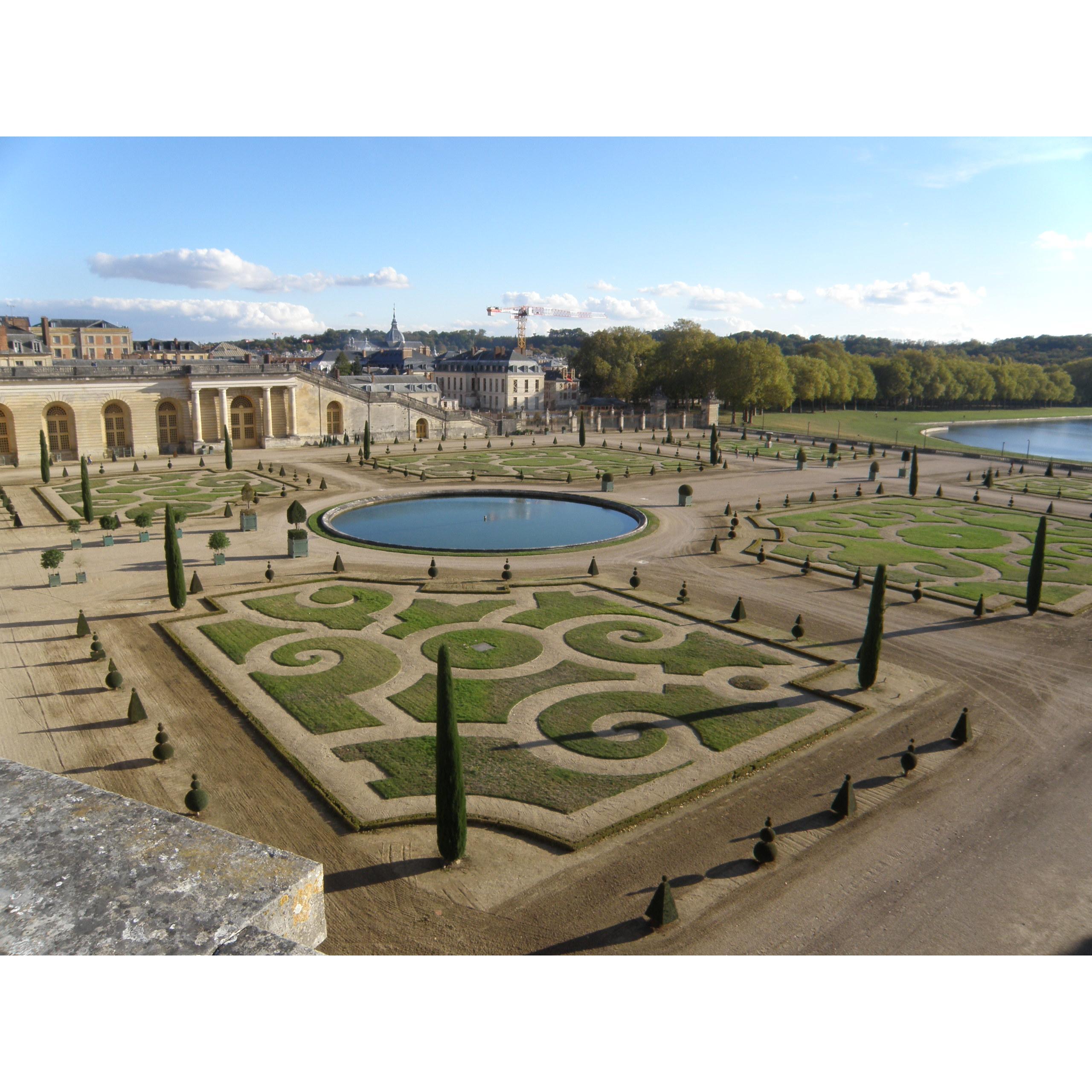The Gardens at Versailles...where Randy proposed!