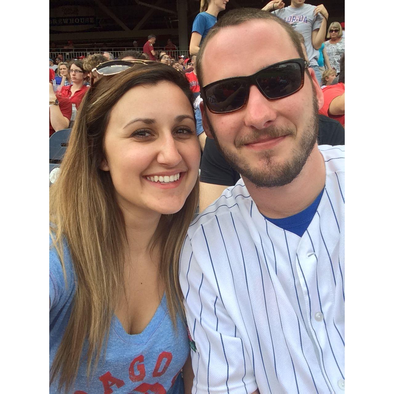 My very first Cubs game. Tanner and I drove to Washington, D.C. for the day.