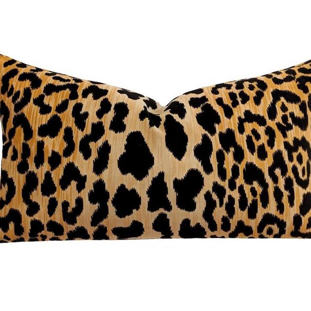 Lumbar Cheetah Velvet Pillow Cover, 12x20 Animal Print Throw Pillow, 12x18 Decorative Pillows, 12x24 Leopard Cheetah Velvet Pillow Cover