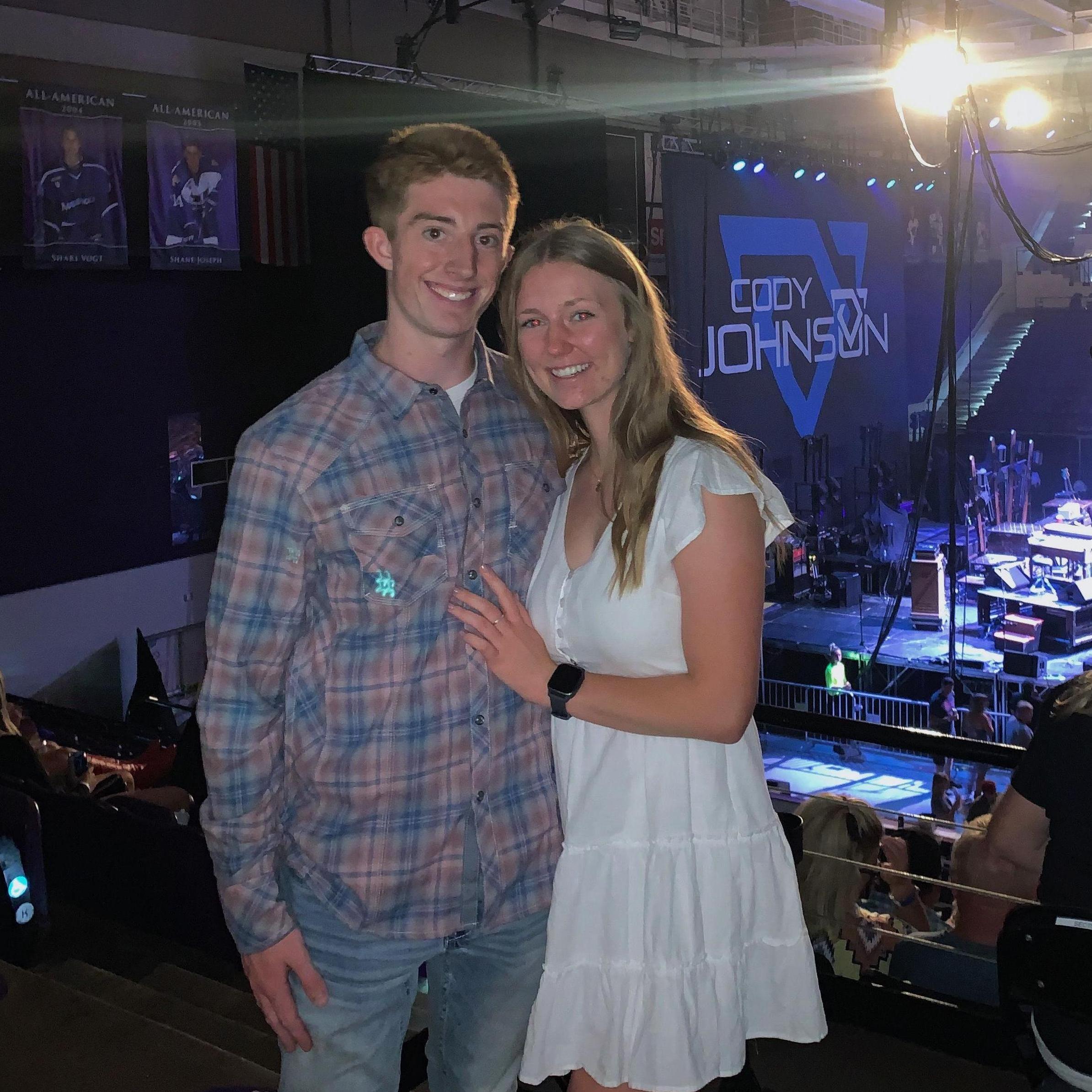 First concert together - we LOVE Cody Johnson!