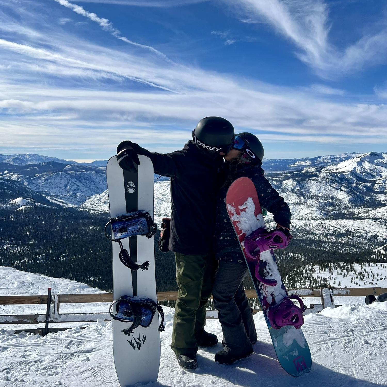 At our favorite place 🏔️❄️🏂♥️