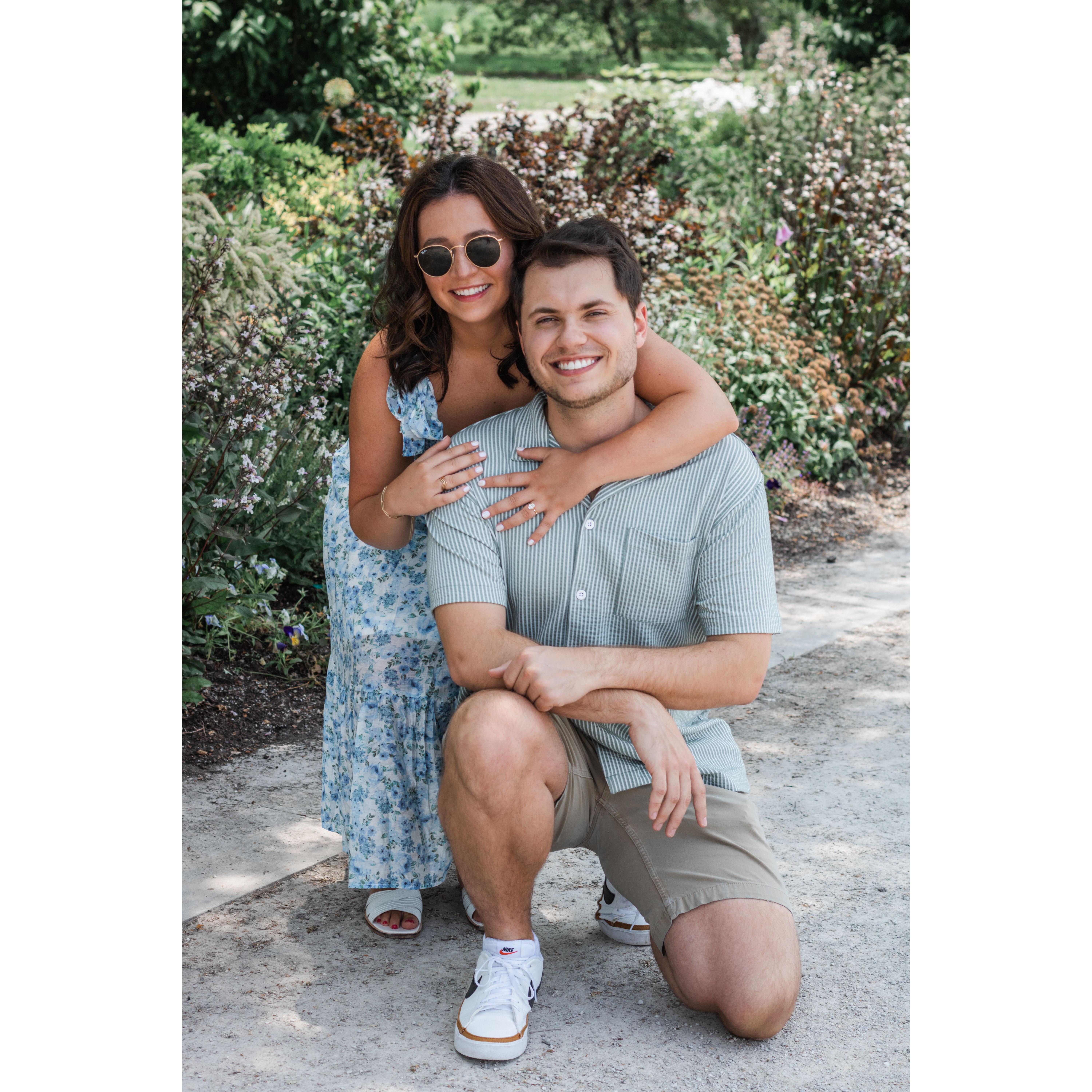 The day we got engaged! 5.27.2023