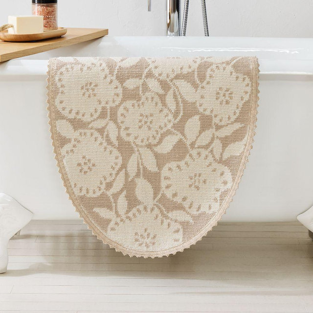 Femme Floral Bath Mat, Sand, 20"x34"