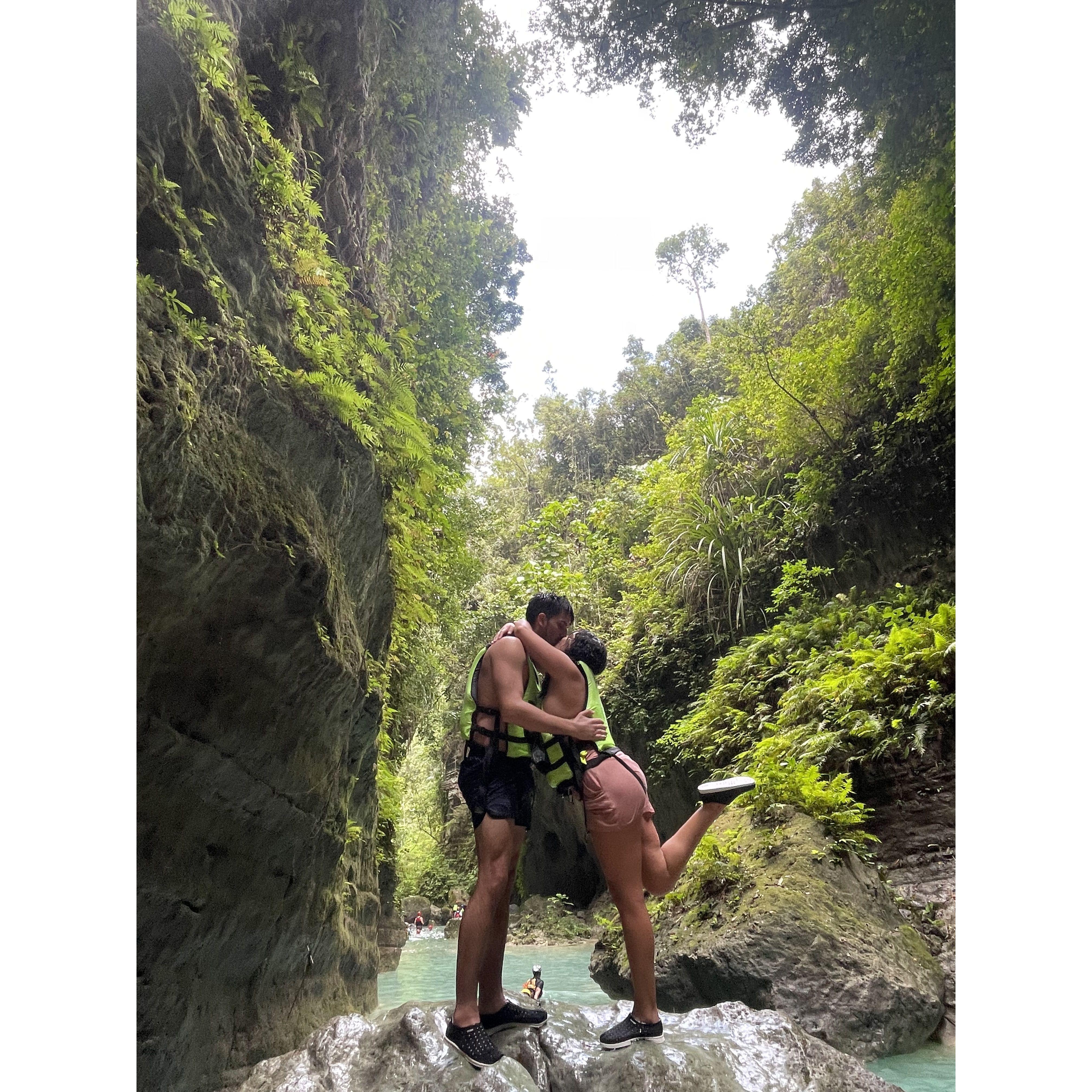 When we went canyoneering in Cebu