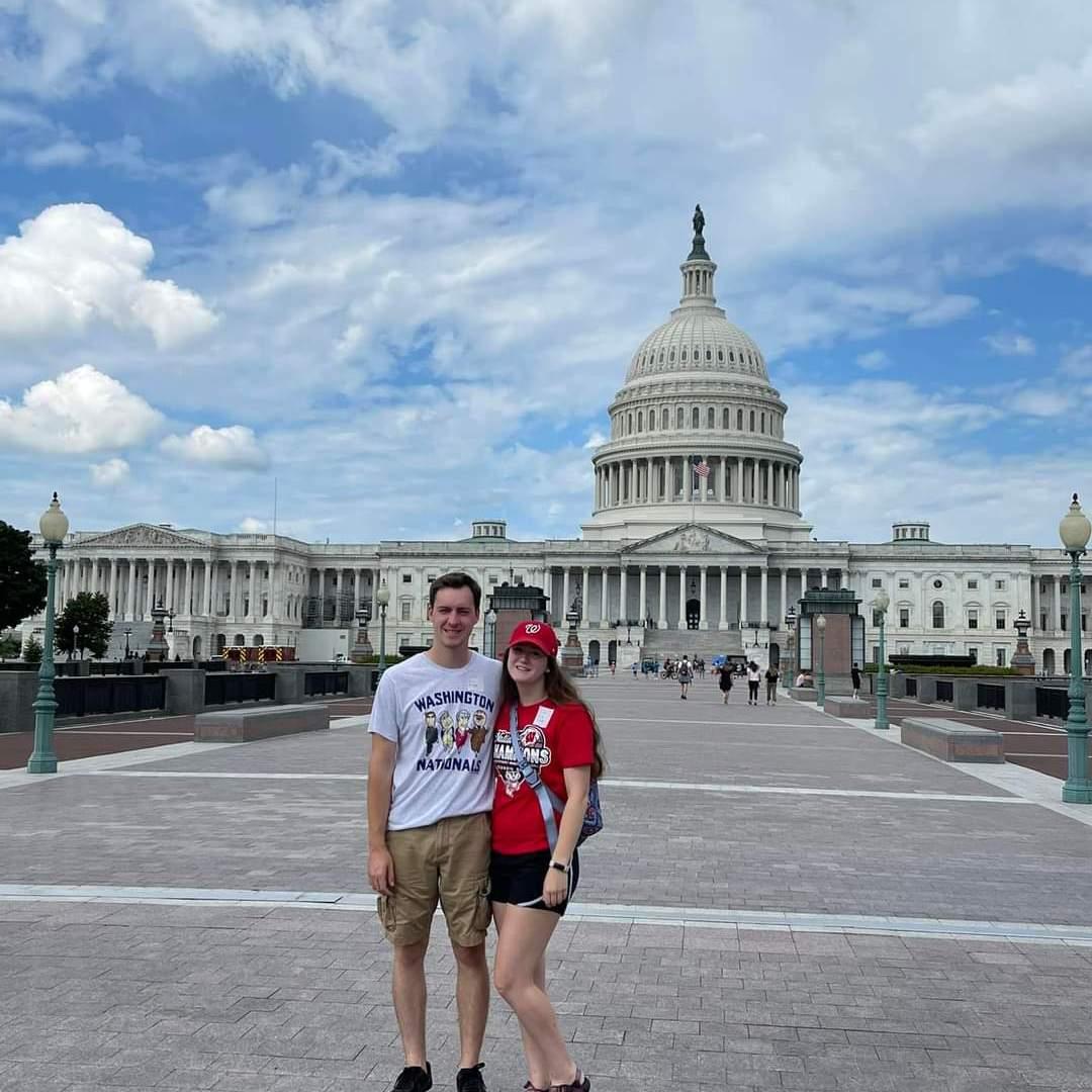 Jordan and Madeline traveled to Washington D.C. to move Madeline's sister into college.