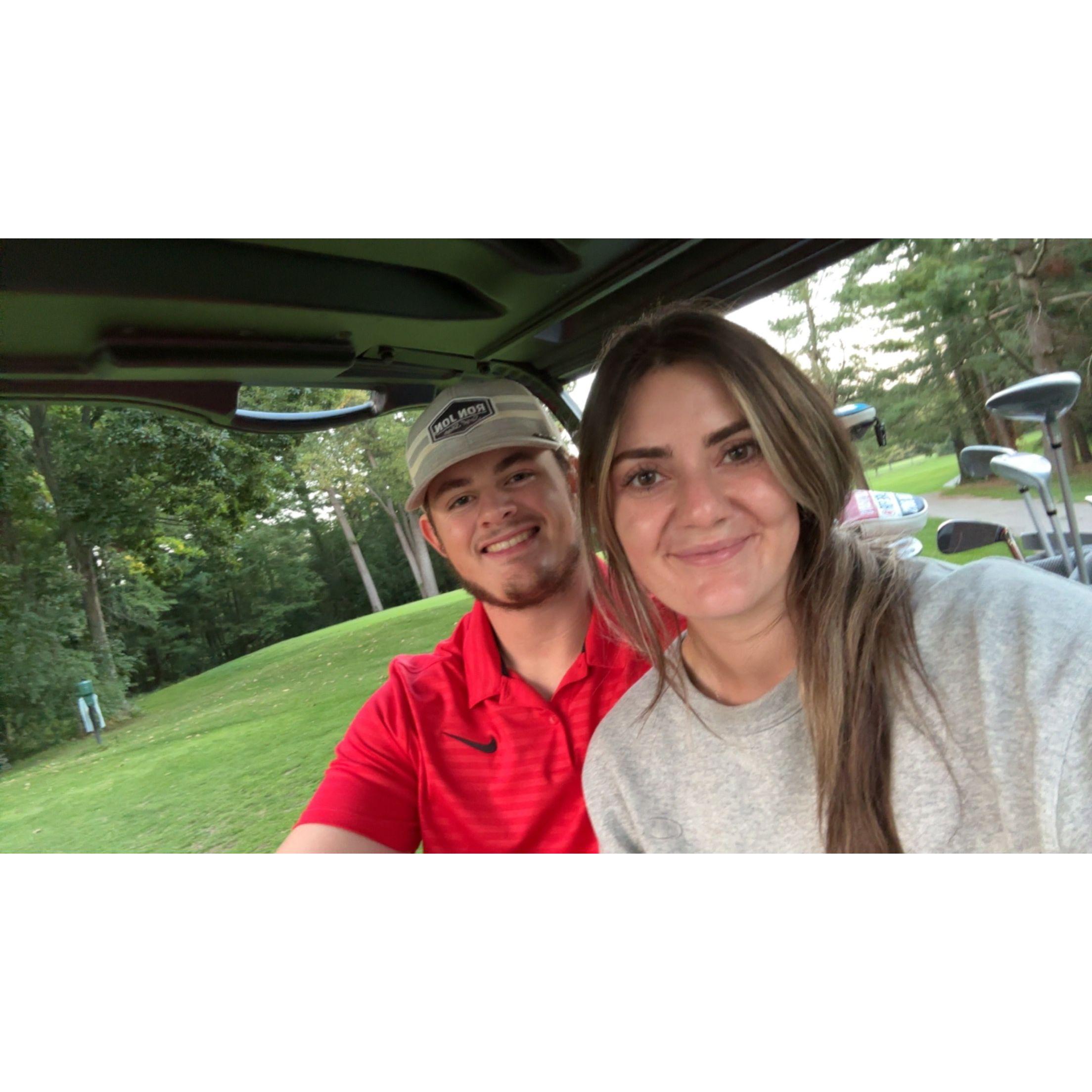 Golfing!