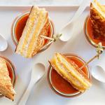 Grilled Cheese Bites w/ Tomato Soup
