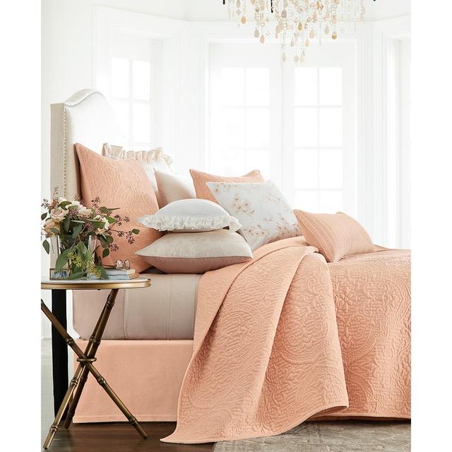 Hotel Collection Classic Roseblush Full/Queen Coverlet, Created for Macy's