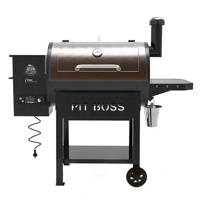 Pit Boss Pro Series 820-sq in Black and Chestnut Pellet Grill
