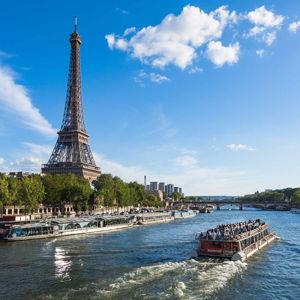 Seine River Cruise in Paris on Our Honeymoon