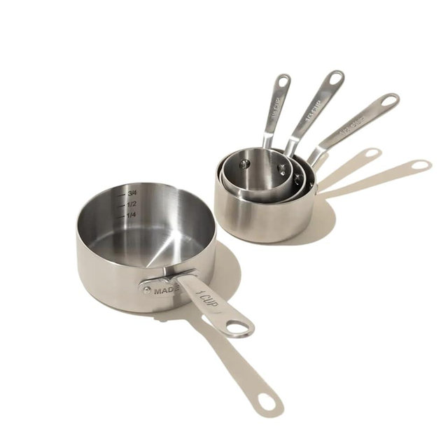 Made In Cookware - Measuring Cup Set - Stainless Steel - Stackable - Dishwasher Safe - Crafted in China