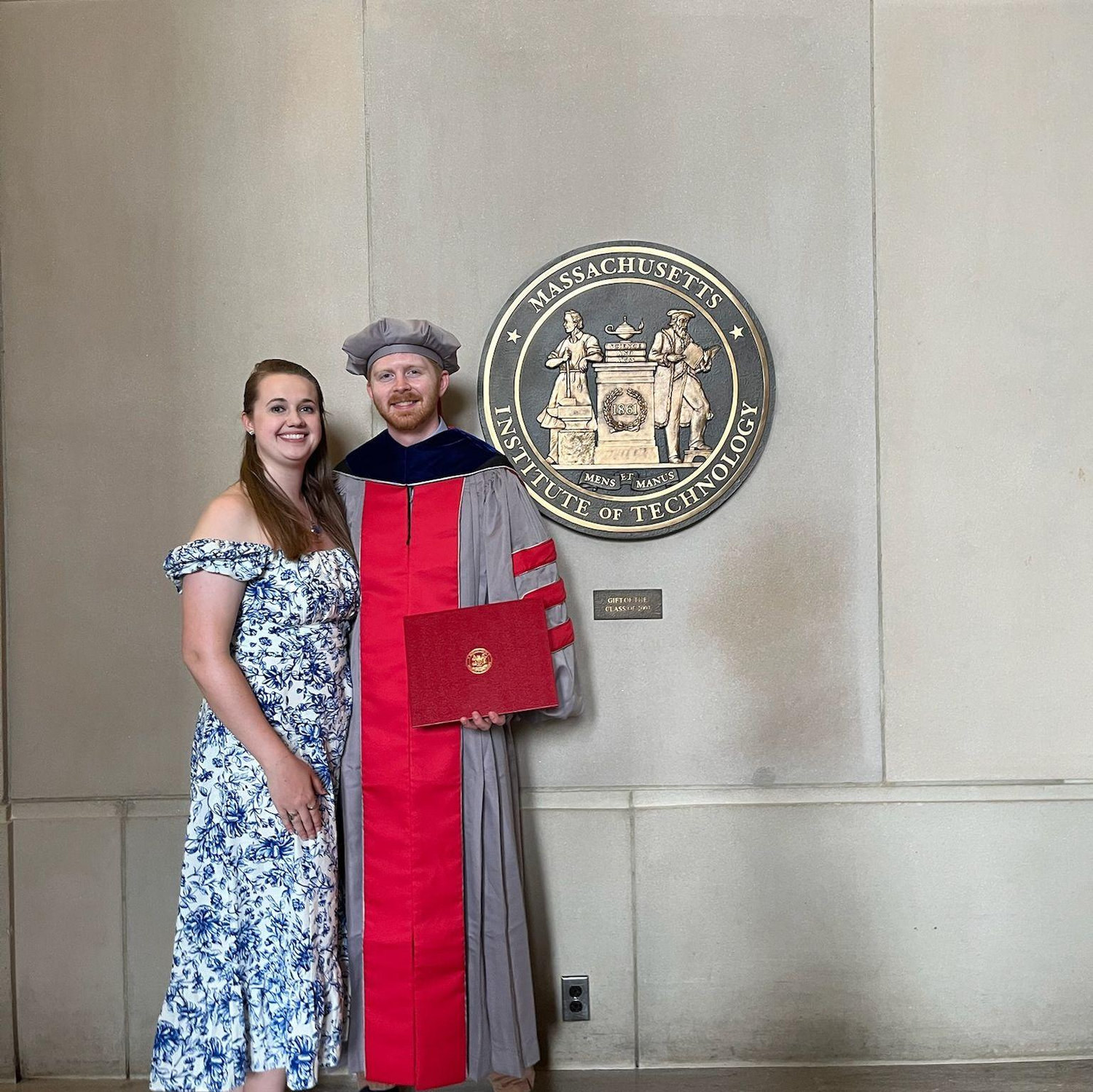 At Eric's Ph.D. commencement, June 2025.